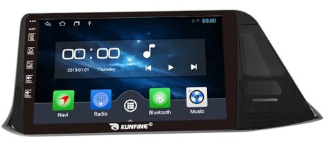 Car CarPlay Android Auto Navegación Estéreo GPS Pantalla de cámara de Marcha atrás 9 IPS Pantalla táctil Headunit Tablet Pad Reproductor Multimedia para Toyota Izoa C-HR 2015-2019 LHD, 4 Core 2G+64G
