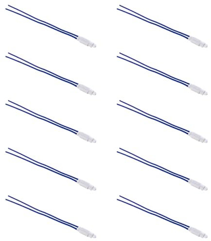 10x Luce di cortesia blu, spia colorata per moduli basculanti, Compatibile Con BTicino Living, frutti, interruttori, pulsanti, deviatori, dimmer, sensori, Per Placche originali e compatibili