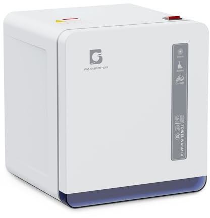 BarberPub Handtuchwärmer Elektrisch mit UV Sterilisator, 8L Handtuchheizkörper Elektrisch bis zu 24 Handtücher für Friseursalon & Kosmetikstudio, HW208W (Weiß)