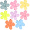 SAFIGLE 8 Piezas Clips de Pelo Forma de Flor Ganchos de Cabello Matizados Sujetadores Resistentes para Mujeres para Cabello y Grueso