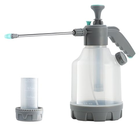 Uhngw Sprühflasche Mit Pumpe - 3L Handgehaltene Gartensprühflasche - Ausziehbarer Schlauch Mit Gießbrause & Rutschfester Griff Für Garten Terrasse Rasen Pflanzen Dünger