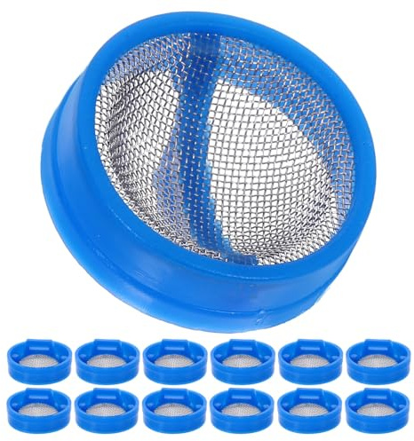 Yardenfun 25 Pièces Filtre à Eau pour Machine à Laver Écran Filtrant Rond Maille Métallique pour Tuyau Arrivée Eau Protection des Vêtements et Entretien Facile