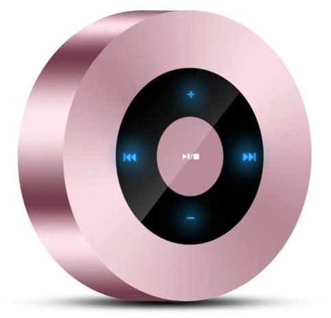 YIDAOYI Wireless Speaker, Portable, Bluetooth Connectivity (Rose Gold)