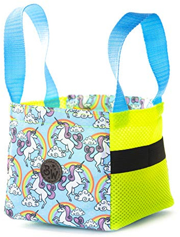 BAMBINIWELT Musikbox-Tasche, Transporttasche für Hörwürfel z.B. Toniebox und Tigerbox Touch, Halterung für Tonies,KLEIN (Modell 4)