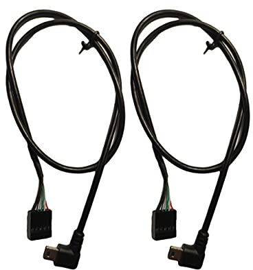 2 Pcs -Mini USB RGB Cable for 4-Pin Connector CPU Cooler Fan Corsair H80 H80i H80i GT H100 H100i H100i GT H100i V2 H110i H110i GT/GTX
