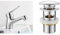 Ibergrif M11050 Waschtischmischer, niedriger Auslauf, Badezimmerarmatur, komplett mit Werkzeugen & M20502, Universal Ablaufgarnitur POP UP- Anti-Blocking