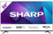 SHARP 50FN6E Android Frameless TV 126 cm (50 Zoll) Fernseher, 4K Ultra HD LED, Google Assistant, Amazon Video, Dolby Vision, HDR10, HLG, Bluetooth, schwarz