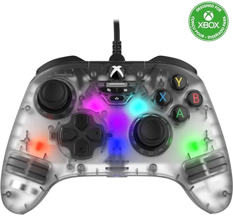 Controller SNAKEBYTE Gamepad RGB X SB922350 Wired Gamepad for Xbox/PC Transparent
