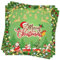 BUSCANDO 40Stück Servietten Weihnachten Tischdeko Weihnachten Party Deko Rot Grün Servietten Fröhliche Weihnachten Rot Servietten Christmas Napkins Papierservietten 33x33cm