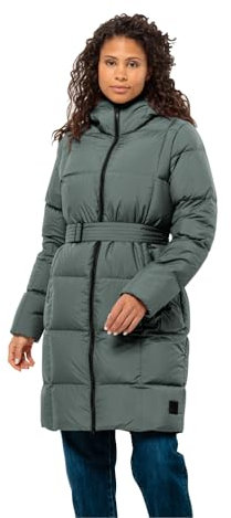 Jack Wolfskin Damen Frozen Lake Coat W Daunenmantel, Slate Green, S EU