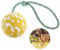 Easing Dog Ball on Rope,Indestructible Chew toys Natural Rubber Dog Toy for Aggressive Chewers Interactive with Pet,Fetch, Catch, Throw and Tug of War Pet
