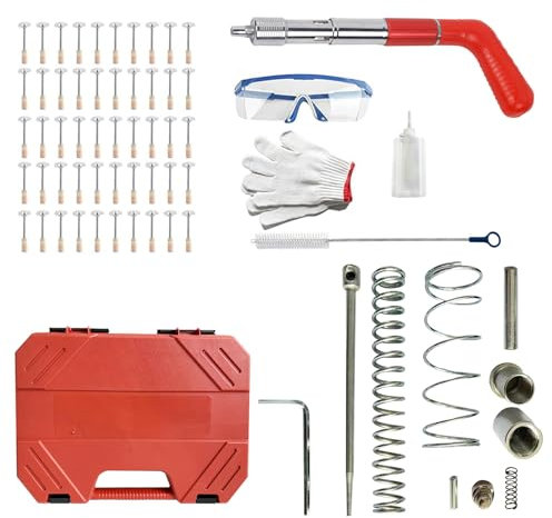 66 pistolas de clavos de hormigón, pistola de clavadoras de aire, pistola ajustable de 5 velocidades, compresor de aire artesanal, herramientas neumáticas para cortar pared, anclaje de fontanería