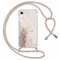 Yoedge Handyband Handyhülle für iPhone XR 6,1 Hülle mit Band, Durchsichtig Aesthetic Muster Marmor Mädchen Case mit Kordel zum Umhängen, Weiche Silikon TPU + PC Stoßfest Schutzhülle Cover, 03