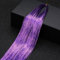 Leliafleury 1000 ciocche di capelli viola con glitter, 120 cm, per feste e cosplay