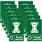 12 Pcs Food Waste Stickers for Bins, 100 x 150mm Removable Waterproof Self Adhesive Vinyl Recycling Bin Stickers for Wheelie Bins Outdoor Indoor Home Office Businesses