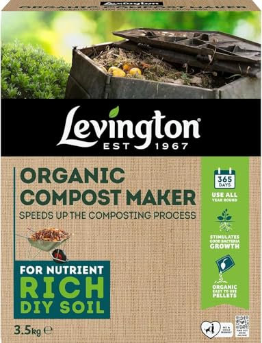 Levington Compost Maker 3.5kg – Speeds Up Decomposition of Garden & Kitchen Waste – Ideal for Compost Bins & Heaps – Use All Year Round to Create Rich, Nutrient-Filled Homemade Compost