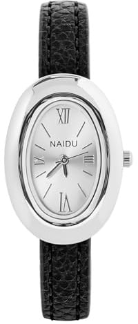 APXEL Armbanduhr Damen Ovale, Damenuhr mit Vintage Lederarmband Minimalistische Uhr für Damen Analog Quarzuhr Klassische Business Elegante Damenuhr Geschenke