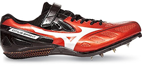 Mizuno Sprint Citius Sprint, de deporte para hombre, Naranja (Silver/Fiesta), 6