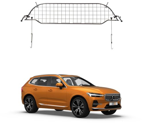 Travall Dog Guard compatible with Volvo XC60 (2017-Current) Vehicle Specific Boot Guard Tailored Fit Luggage Pet Barrier Separator Heavy Duty Powder Coated Steel