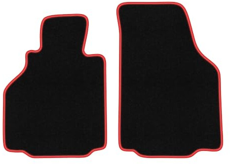 Velours-Fußmatten passend für Porsche Boxster (typ. 986) 1997-2004, CARLUX | passend für Coupé/Cabrio; Velours-Teppich (Polypropylen), ca. 6,5 mm; rutschfest, Universal-Befestigungen