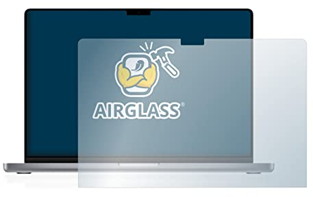 BROTECT Protector Pantalla Cristal para Apple MacBook Pro 16 2021 Protector Vidrio - [Dureza 9H, Anti-Arañazos]