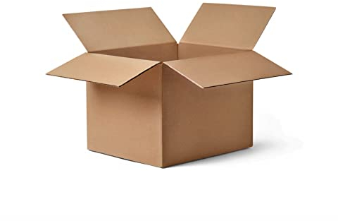 kistenkind 25x Versandkarton 300 x 300 x 200 * 30x30x20 Karton Faltkarton 300x300x200 Innenmaß, Braun