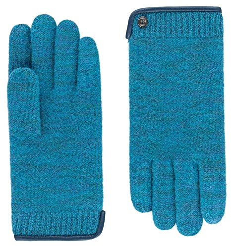 Roeckl Damen Klassischer Walkhandschuh Handschuh, Multi Blue, 8