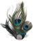 jojofuny Pfau Haarspangen Haargummi Pfau Haarschmuck Für Abschlussball, Flapper Kopfschmuck Haarnadel Kopfbedeckung Dekorieren Die Haarspangen Für Fascinator Damen