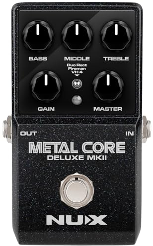 NU-X | Metallkern Deluxe mkII Pedal mit 3 wählbaren High Gain Ventil Amp Modelle