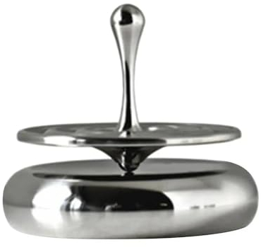 NETFEN Kreisel, Rotierende Magnetische Dekoration, Schreibtisch-Tröpfchen, Spiner, Spielzeug, Geschenke, Totem-Druck, Kreisel (Color : B 2PC)