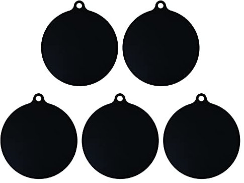 Fvoagaou 5 Pack Elektro Induktion Kochfeld Schutz Matte Anti-Rutsch Matte Silikon Kissen Kratzen Schutz Abdeckung WäRme Isolierte Matte, Schwarz