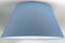 50 cm Kegel Lampenschirm, Baumwollstoff mit weißer PVC-Rückseite, handgefertigtes Produkt, für Tischlampe, Stehlampe (Hellblau)