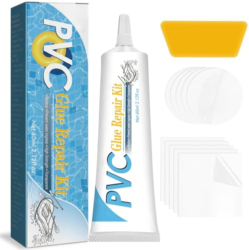 Pool Reparaturset, Wasserdichtes PVC Flickzeug für Pools und Gartensaunas | Wasserdicht Flicken Luftmatratze Reparaturset, Salz-, Heißwasser- Und Uv-Beständiger Pool Flickzeug, Gartensaunas