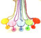 GZYSSL 25Pcs Multicolor Shot-Glasses Necklaces Plastic, Perfect for Birthday, Wedding, Festival Decoration, Party Supplies