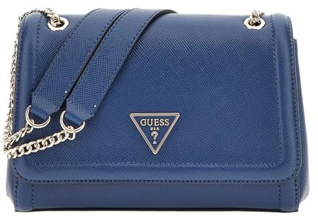 GUESS Noelle Covertible Xbody Flap Bag Navy