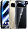UniqueMe für Google Pixel 9 Hülle,5-in-1-Set Handyhülle für Google Pixel 9 Case Rundumschutz Schutzhülle Cover,1 Handyhülle & 2 Schutzfolie & 2 Kameraschutz -Transparent