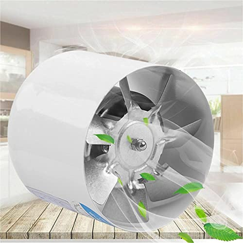 SaryEdge Extractor de Aire con conducto en línea de 150mm, Extractor de ventilación, Funcionamiento silencioso para Cocina, baño e Inodoro