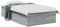 LAPOOH Bettgestell mit Schubladen Grau Sonoma 100x200 cm Holzwerkstoff, Bett, Bettgestell, Jugendbett, Schlafzimmer Bett, Bed Frame -3280424