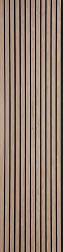Fuse Acoustic Wooden Wall Panel in Walnut Effect, 240cm x 60cm