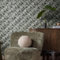 marburg Papier peint graphique pentagonal vert gris graphique pour salon chambre cuisine 10,05 x 0,70 m