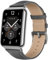 Niboow Bracelet pour Huawei Watch Fit 2, [Mode, Doux, Durable, Cuir] Hommes Femmes Vintage Cuir Bracelet avec Boucle en Acier Inoxydable pour Huawei Watch Fit 2 - Gris