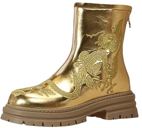 Coupon Stivali Biker Donna Stivali Donna Alti Fino al Ginocchio di Jeans Anfibi Donna Estivi Stivali Texani Donna Estivi Bassi Scarpe Traforate Stivaletti Neri