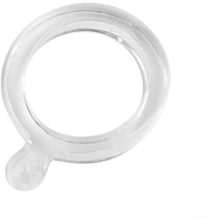 100 Pcs of Elastic Transparent Bands for Pellet Bait in For Carp Fishing Use with Hooks and Hair Rigs (M)