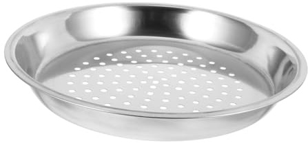 Zerodeko Rice Steamer Pot Basket Wok Steamer Deepened Steam Plate Food Steam Basket for Home Kitchen