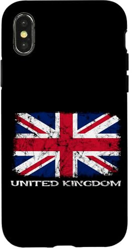 iPhone X/XS UK Flag, Great Britain Flag, UK Travel, Union Jack Case