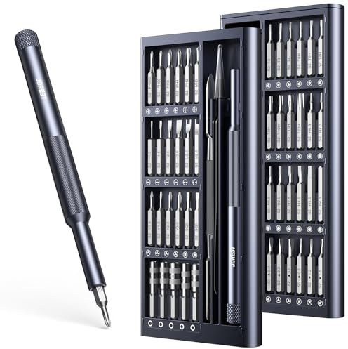 JOREST 50 in 1 Feinmechaniker Schraubendreher Set, Pocket Tragbares Mini Werkzeug mit Torx, Reparatur Kit für Macbook, Laptop, PS4, PS5, iphone, Brille, Uhren, Switch, Xbox, Gamecube Controller, Toy