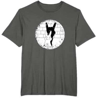 Diable Lapin en métal avec Main et Cornes de Diable T-Shirt