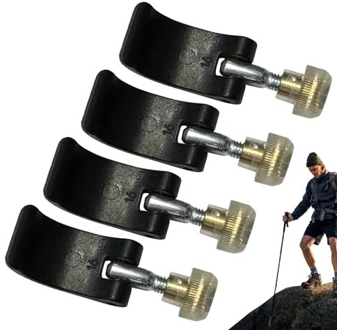 Sghtil - Piezas de repuesto para bastones de senderismo, cierre rápido de repuesto para bastones de trekking - Equipo de escalada - Pinza de fijación para camping, senderismo, montañismo