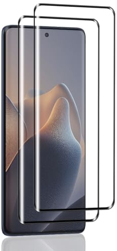 Jaavkkma 2 Piezas Protector Pantalla para Motorola Moto Edge 60/60 Pro/60 Fusion Cristal Templado, 9H, Película Protectora para Moto Edge 60/60 Pro/60 Fusion - HD Transparente Vidrio Templado