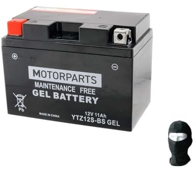 BATTERIA YTZ12S 12VOLT 11AH AMPERE MOTORPARTS SPEDITA GIA' PRONTA E CARICA COMPATIBILE CON YAMAHA XP -A T-Max SX ABS 530 anno dal 2017 al 2019 BATTERIE PER MOTO SCOOTER 150X87X110MM